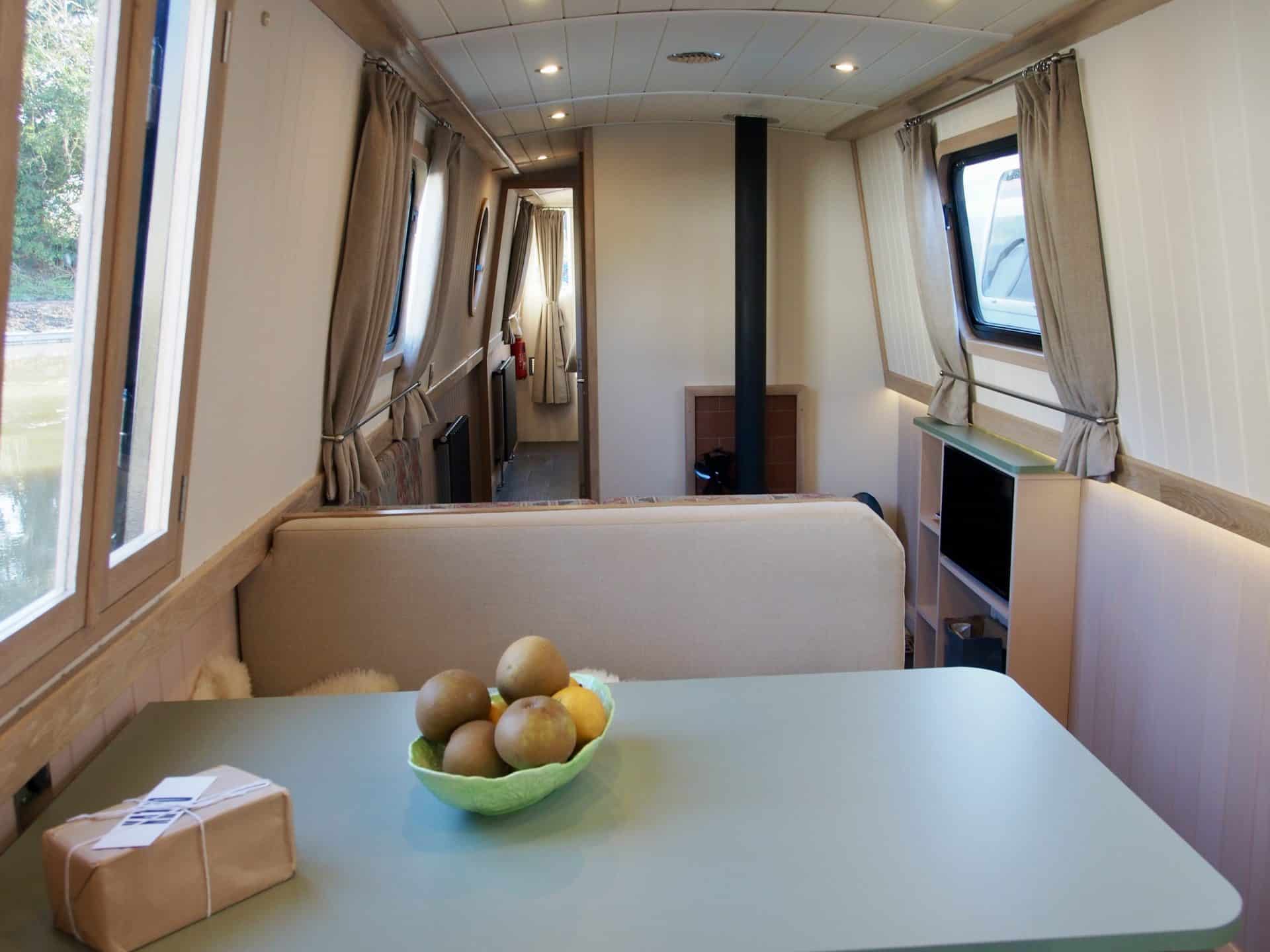 dinette bespoke barge boat build