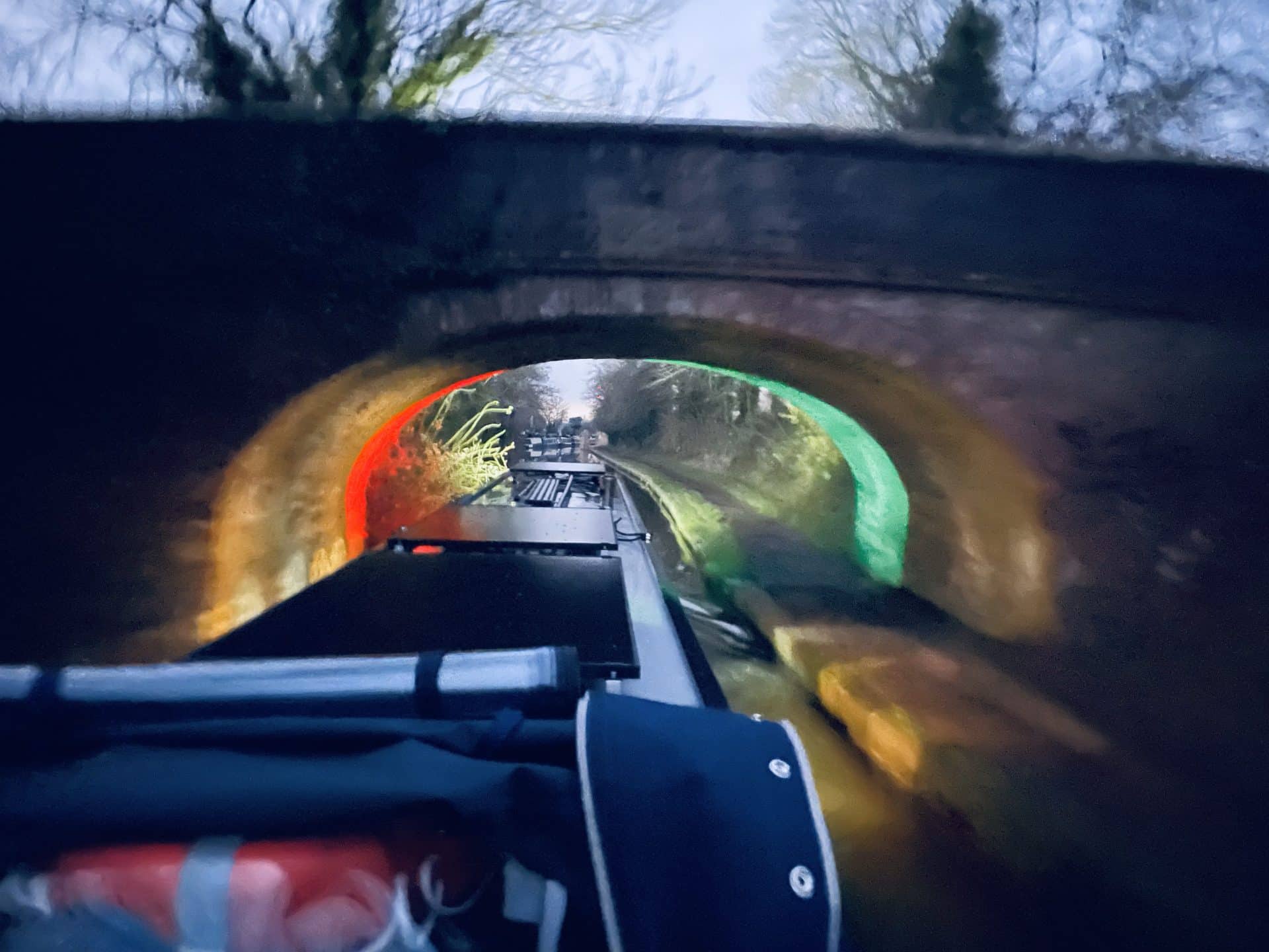 canal boat bridge
