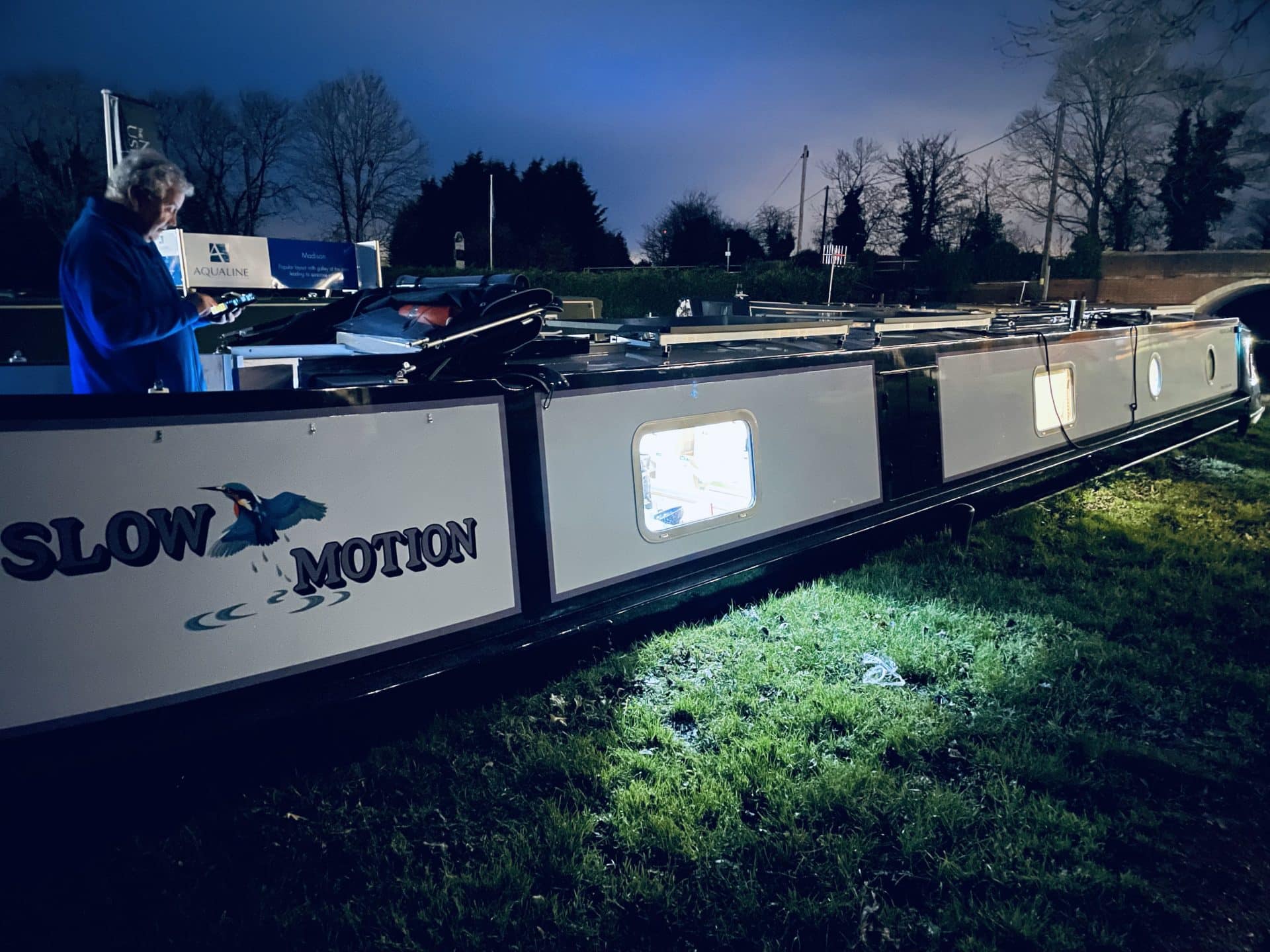 'slow motion' custom boat build