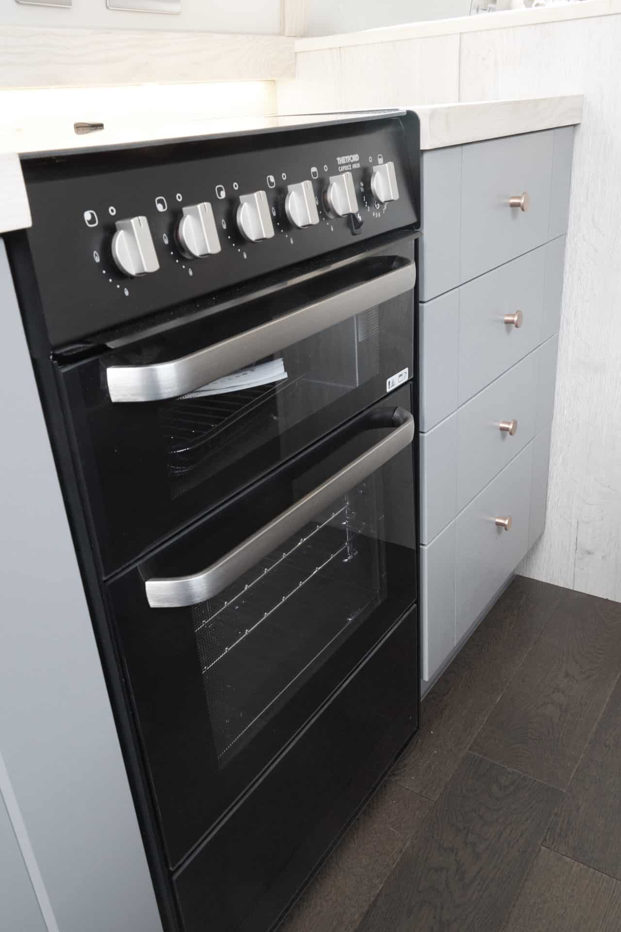 custom barge new boat build kitchen appliances